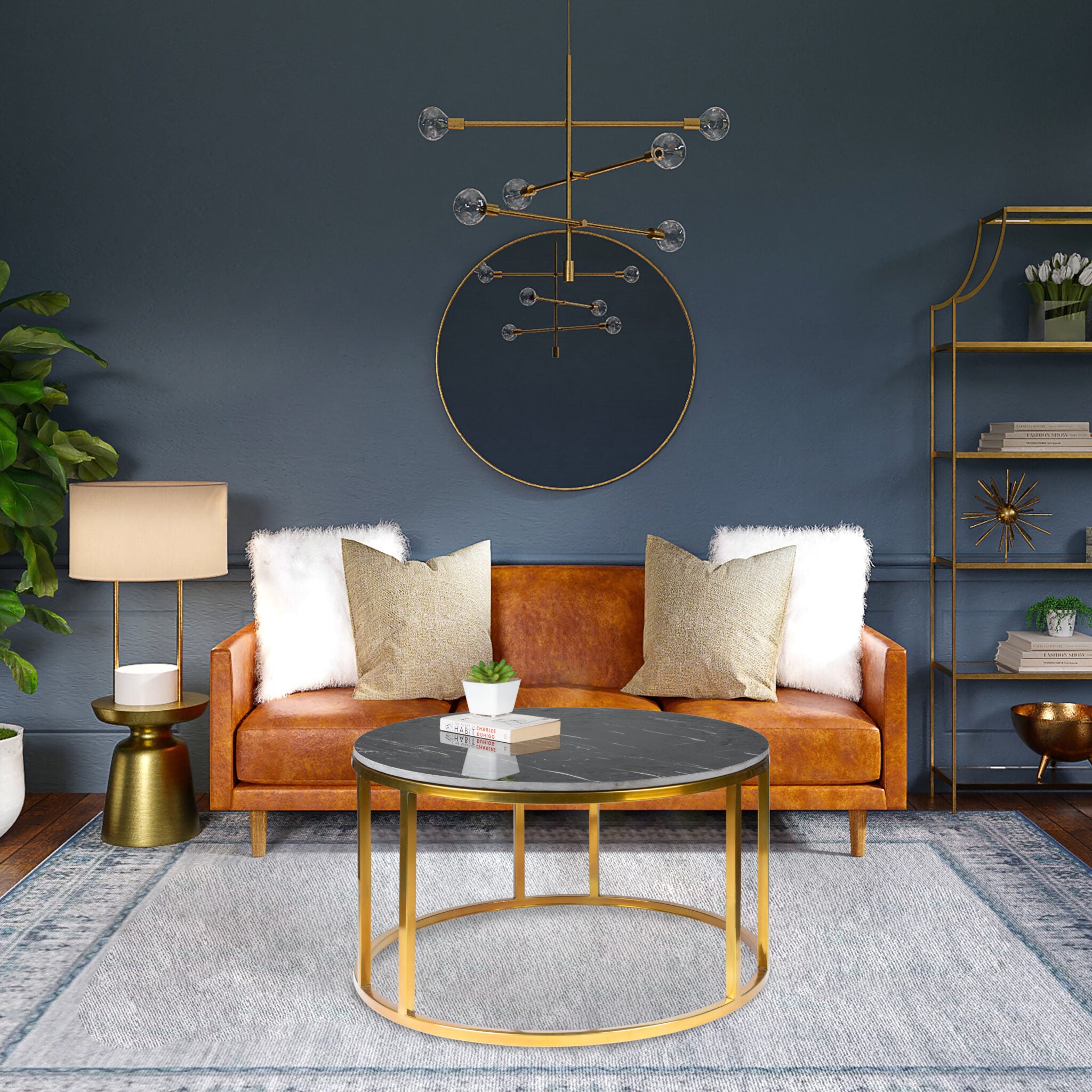 Coffee Table:The Aurelian Marble Table