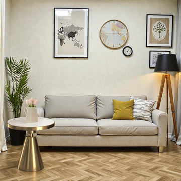 Metalkart Special The Giza' Gold Finish Accent Table