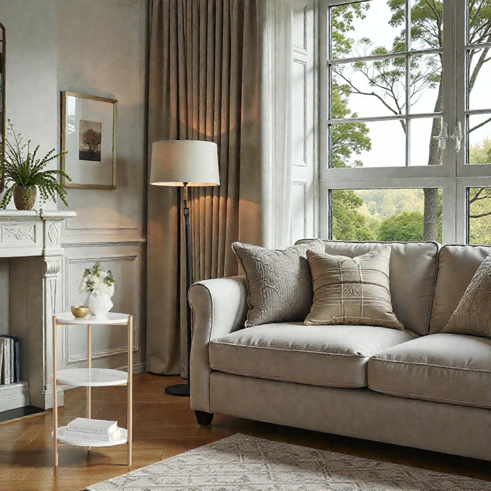 Metalkart Special The Seraphina 3-Tier Faux Side Table