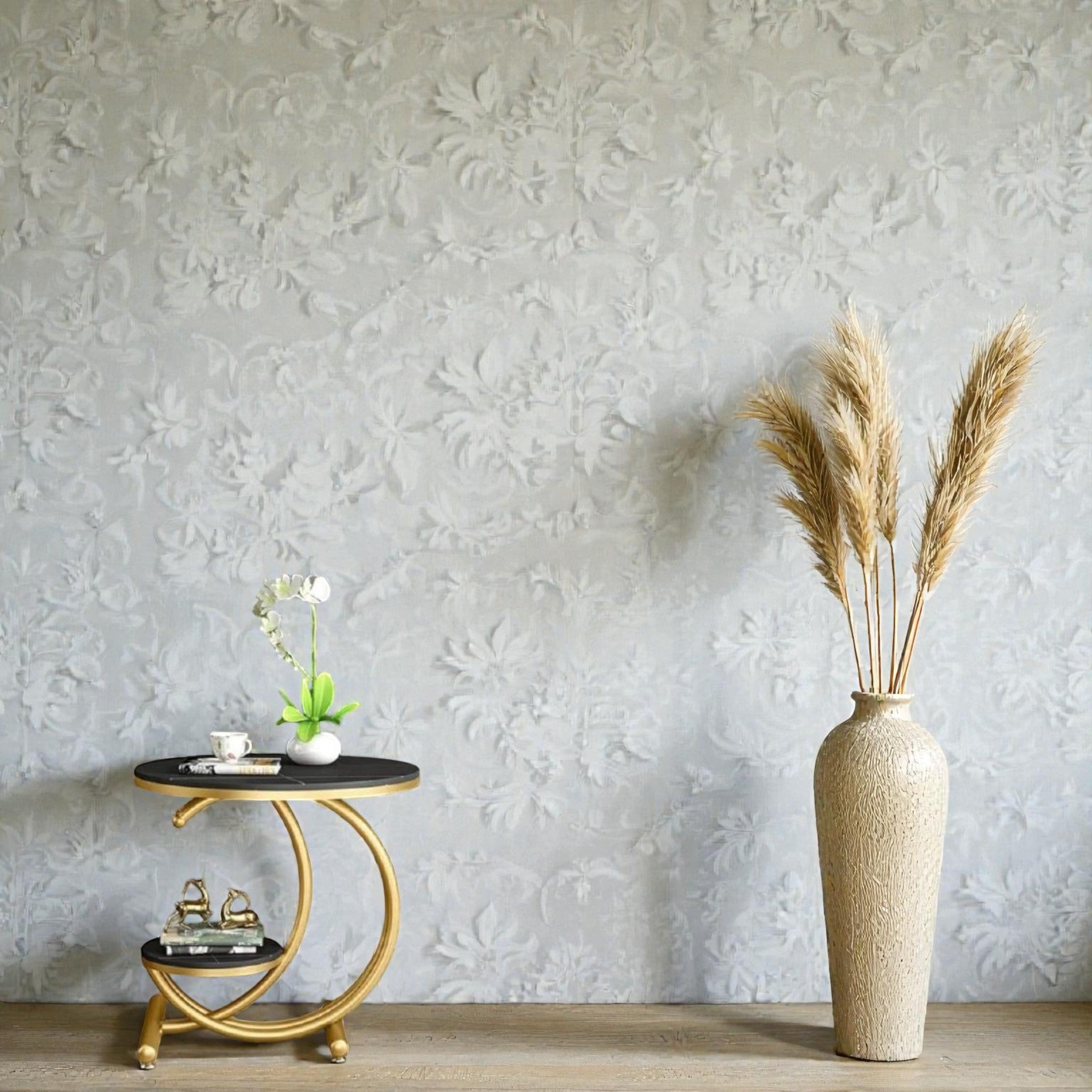 Metalkart Special Matte Midnight 2-Shelf Tray Table