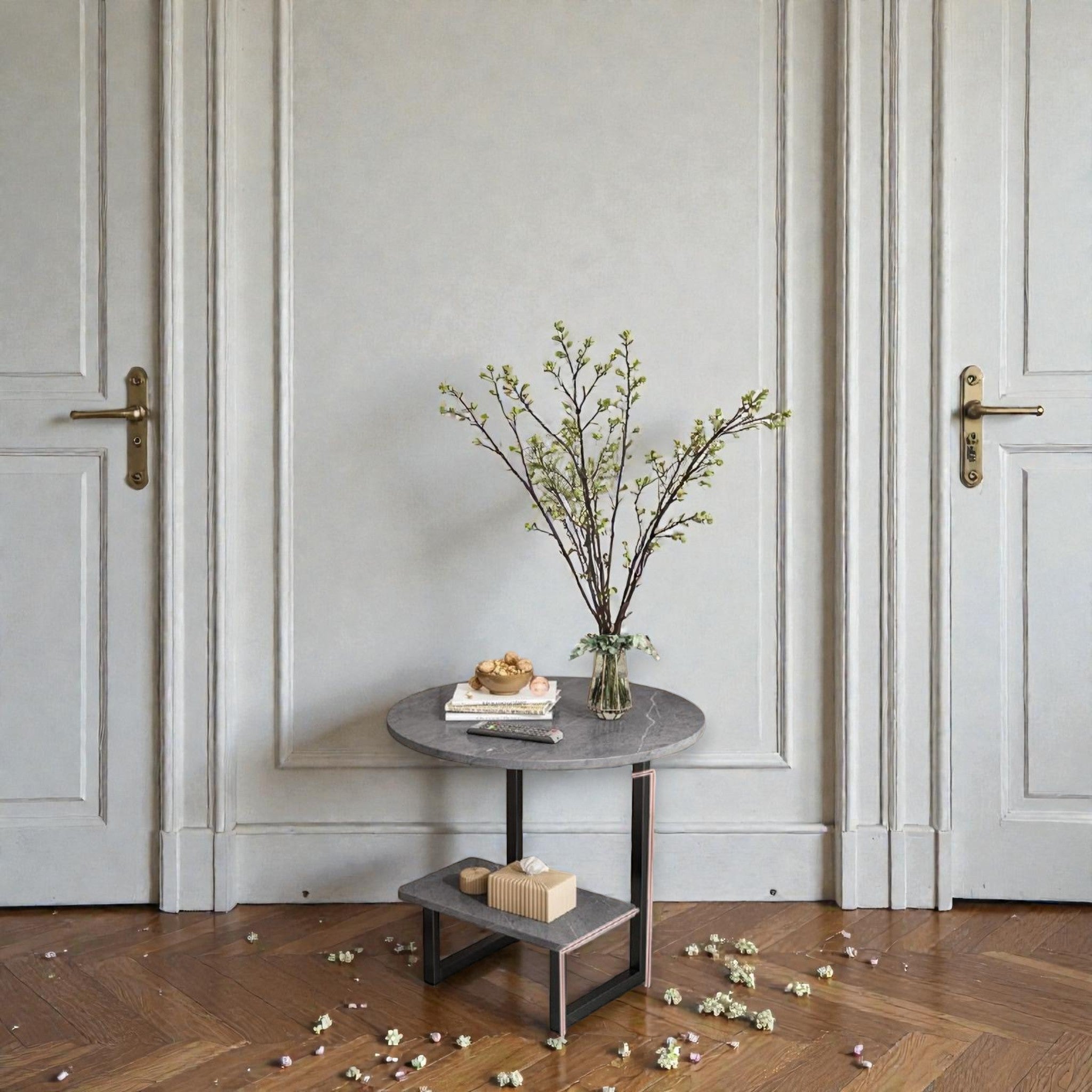 Metalkart Special The Aurora Round/Square Coffee Nook Table