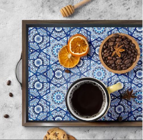 Wooden Tray with Handles (12x18 Inches)