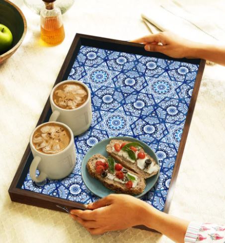 Wooden Tray with Handles (12x18 Inches)