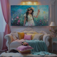 Thumbnail for A Wish Upon the Wand Canvas Wall Painting (36 x 24 Inches)