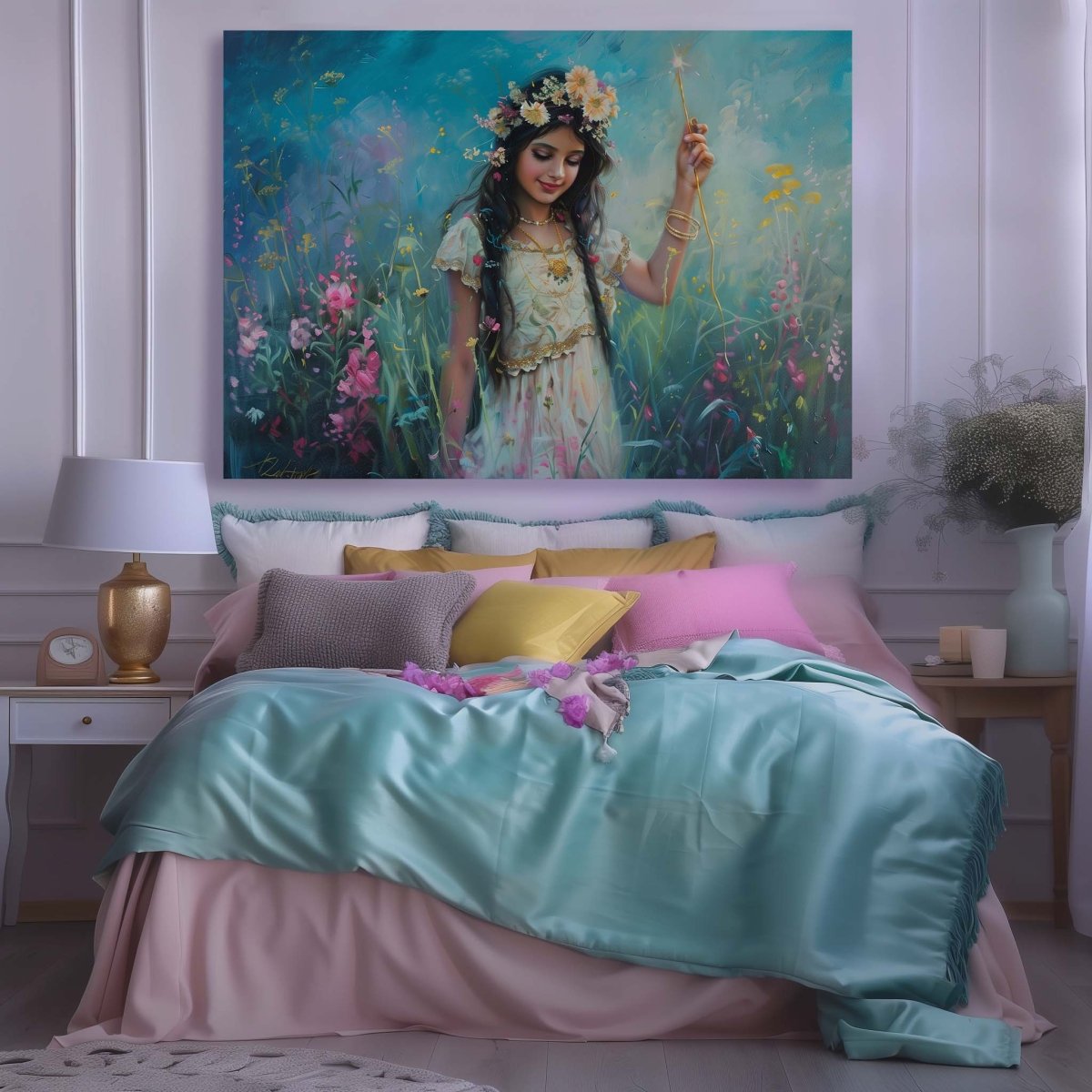 36 x 24 Inches / Wood Stretcher (Ready To Hang)