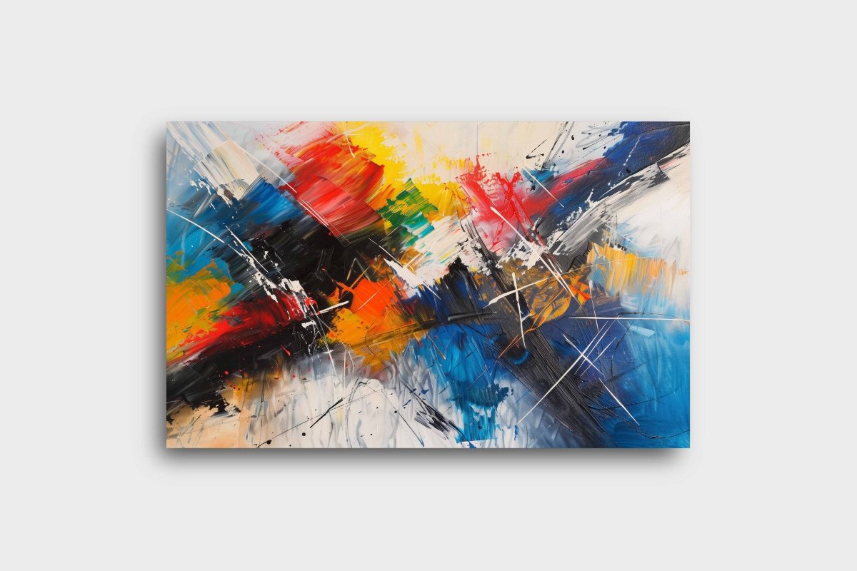 Abstract: Chrysalis Dreamscape Canvas Wall Painting (36 x 24 Inches)