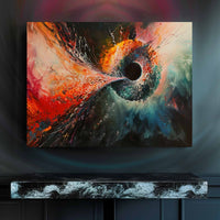 Thumbnail for Abstract: Cosmic Maelstrom Canvas Wall Painting (36 x 24 Inches)