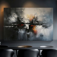 Thumbnail for Abstract:The Light and Void Canvas Wall Painting (36 x24 Inches)
