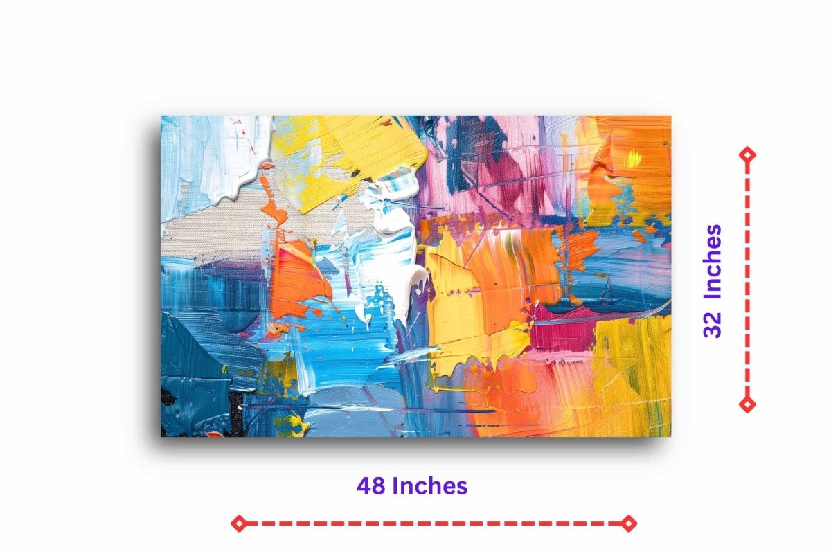 Abstract:The Unbound Energy Canvas Wall Painting (36 x 24 Inches)