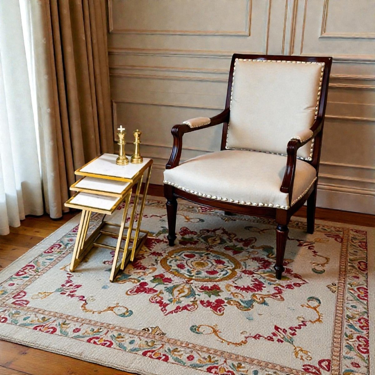 Art Deco Gold Z - Frame Accent (Set of 3)