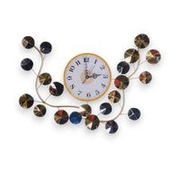 Thumbnail for Aura Gold Sunburst Wall Clock (28.8 x 19.7 Inches)