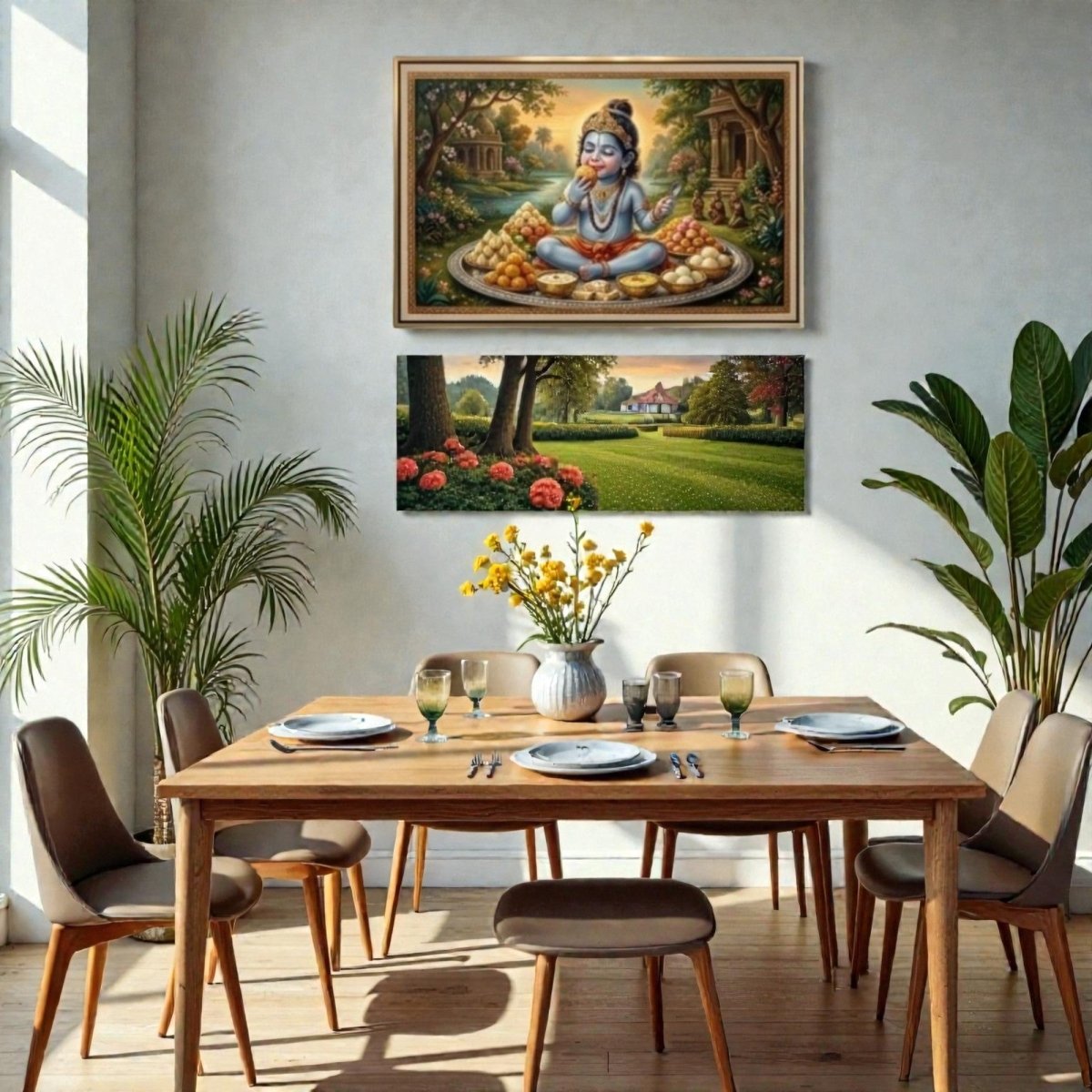 Bal Hanuman: Anjaneya’s Delight: The Bal Roop Feast (36 x 24 Inches)