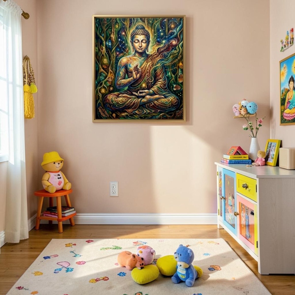 Buddha: Nirvana in the Nakshatras (24 x 36 Inches)