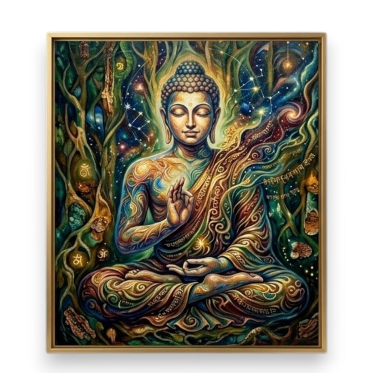 Buddha: Nirvana in the Nakshatras (24 x 36 Inches)