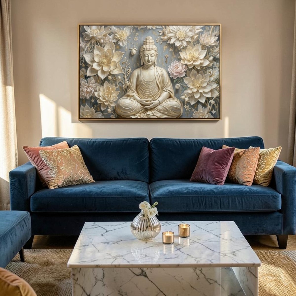 Buddha: The Bodhi - Pushpa: The Sacred Key to Inner Peace (36 x 24 Inches)