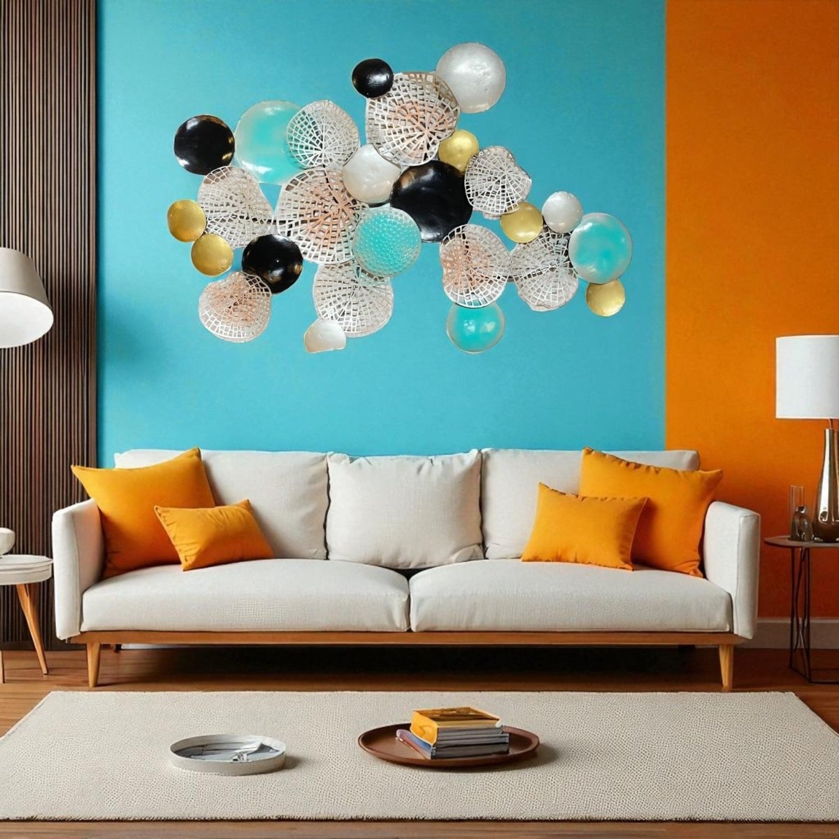 Bumper Sale Big Iron Wall Coverage Zara Net Hanging Art (40 x 26 Inches)