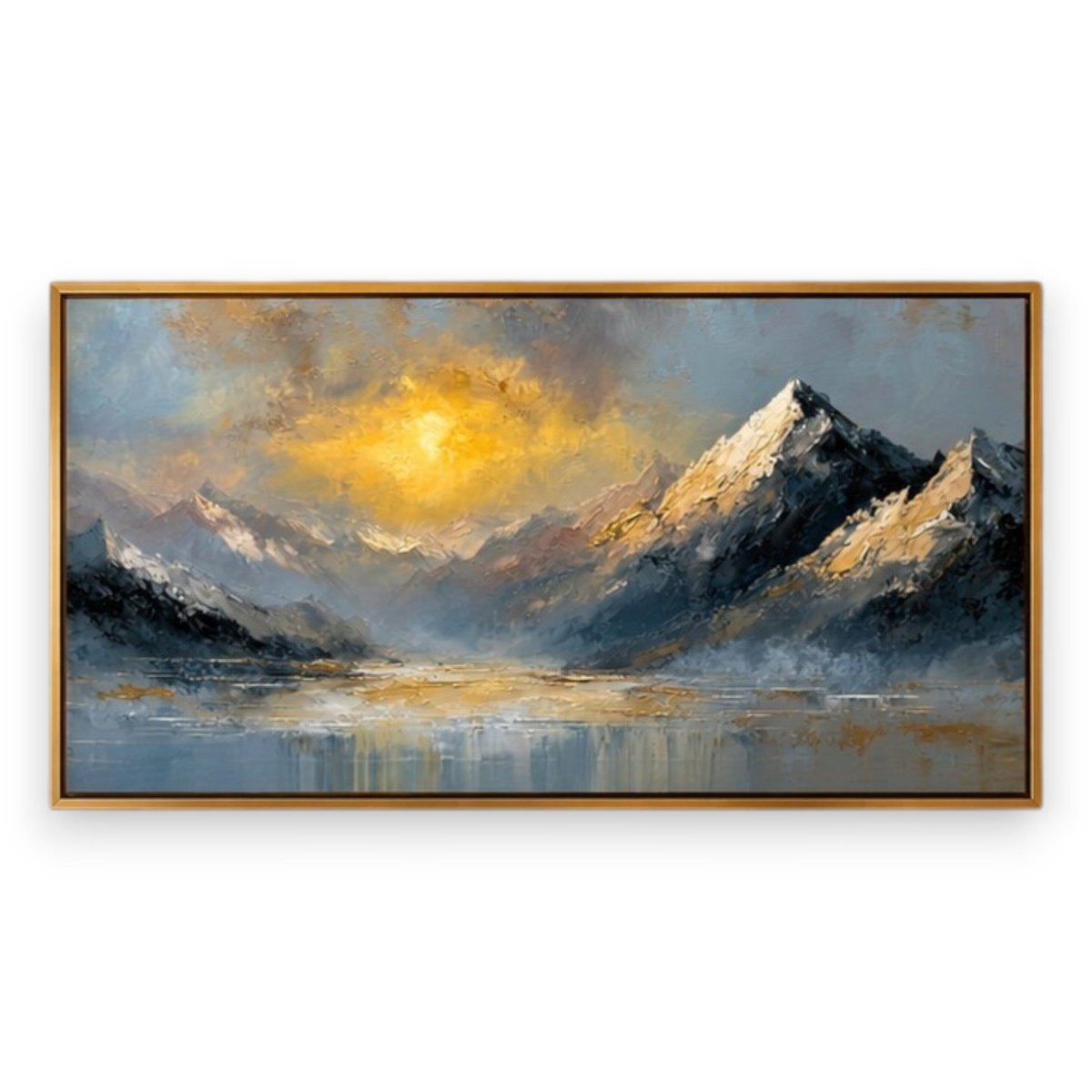 Celestial Light Over the Glacial Basin (48 x 24 Inches)