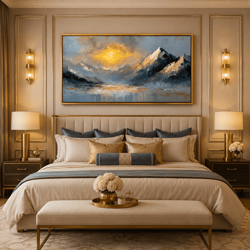 Celestial Light Over the Glacial Basin (48 x 24 Inches)