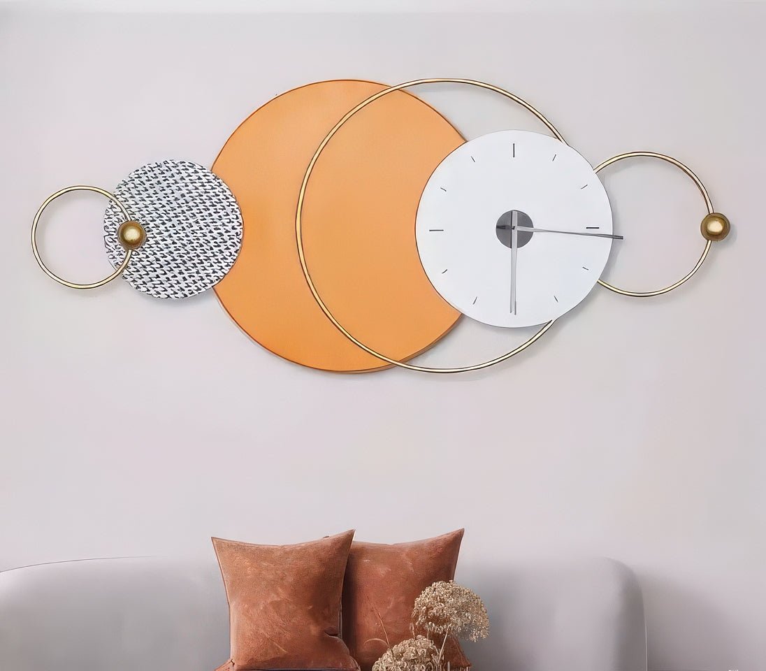 Celestial Rhythm Artistic wall clock (56 x 24 Inches)