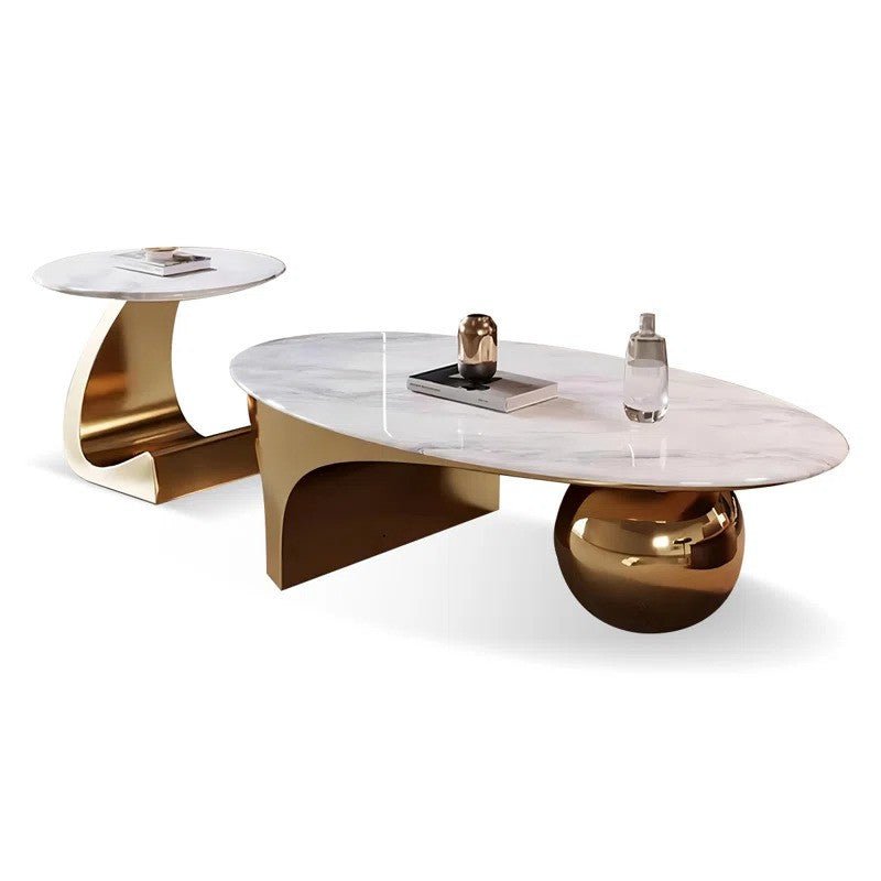 Centre Table:The Serpentine Marble Tables