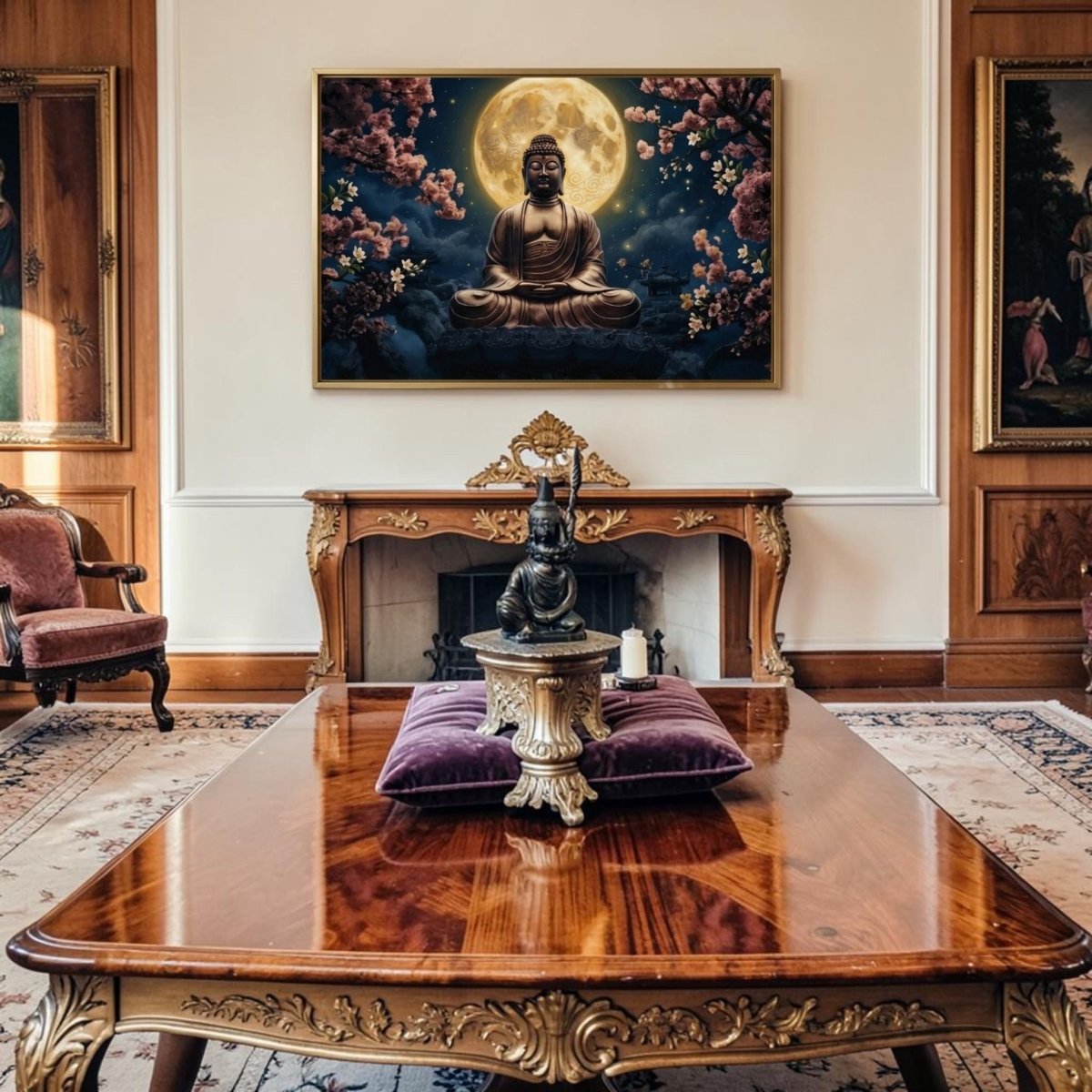 Chandra - Bodhi: The Lunar Enlightenment (36 x 24 Inches)