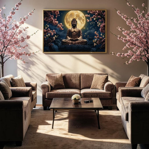 Chandra - Bodhi: The Lunar Enlightenment (36 x 24 Inches)