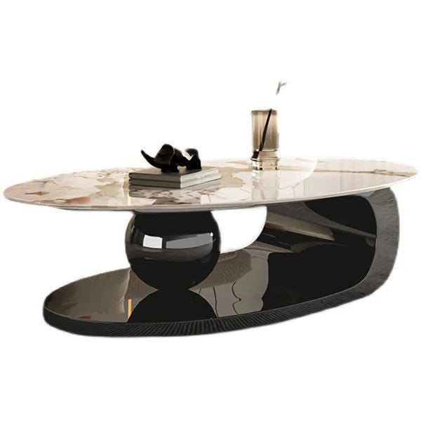 Streamlined Table Coffee Table:The Sculpted Streamline Table - Punam Metalcrafts