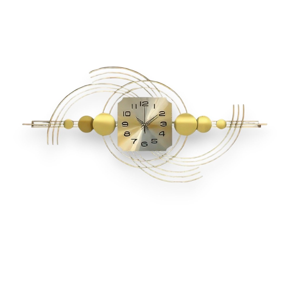 Contemporary Gold Fanned Wall Sculpture (Horizontal)