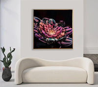 Thumbnail for Crystal Gerbera Bloom Crystal Wall Painting (60 x 60 cms)