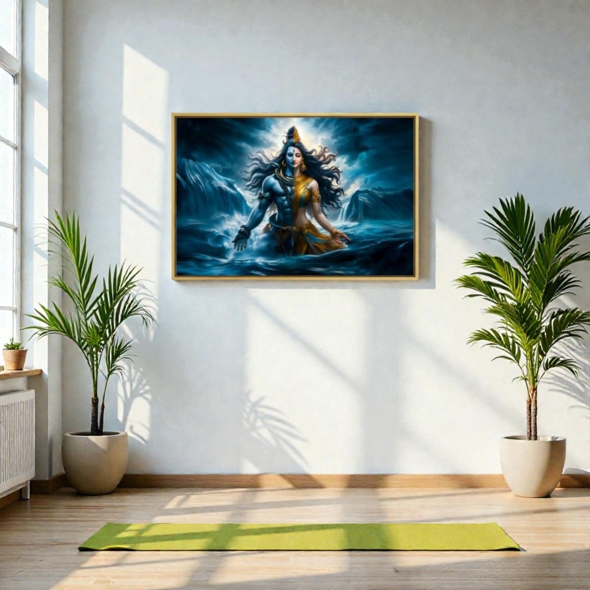 Divine Unity: Ardhnarishwar Shiva And Shakti (Landscape)