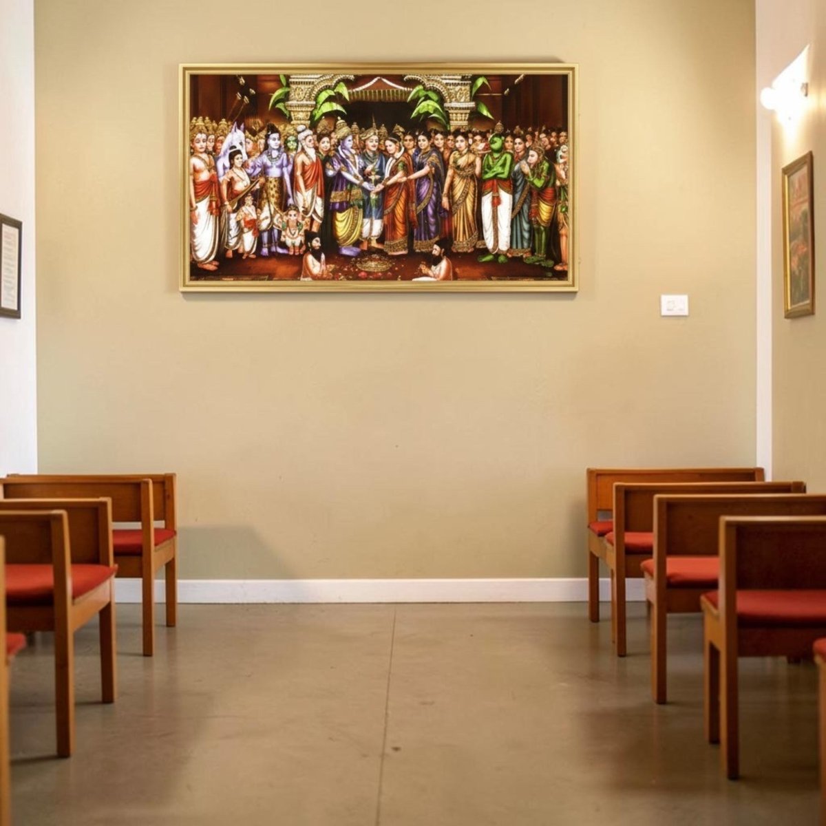Divya Sriniwas Kalyanam: The Union of Tirumala (48 x 24 Inches)
