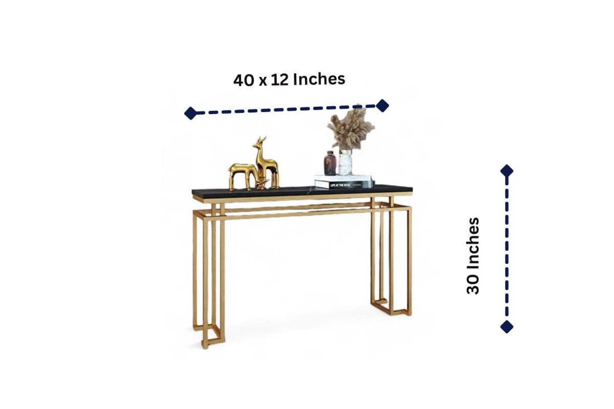 Elegant Marble Top & Gold Frame Console table