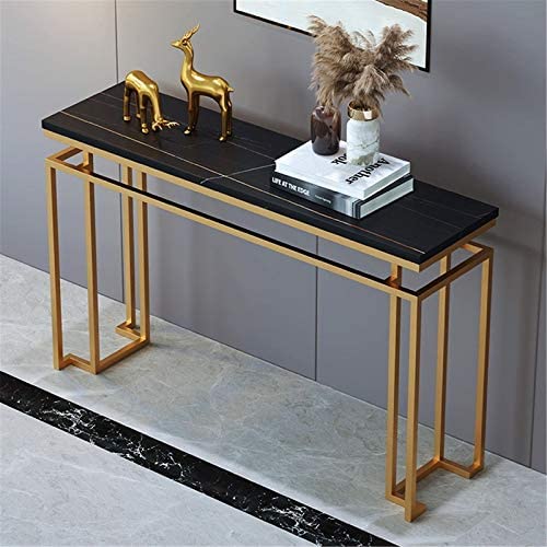 Elegant Marble Top & Gold Frame Console table