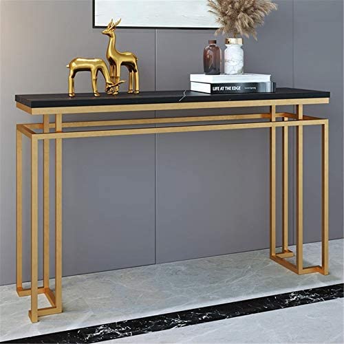 Elegant Marble Top & Gold Frame Console table
