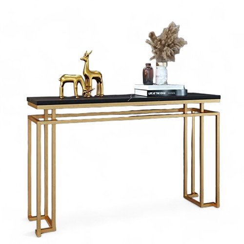 Elegant Marble Top & Gold Frame Console table