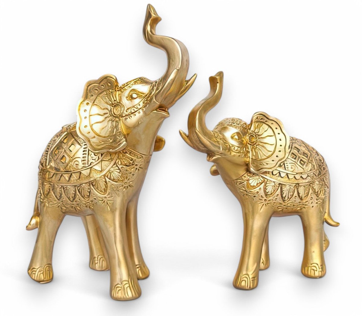 Elephant:The Golden Guard Table Decor