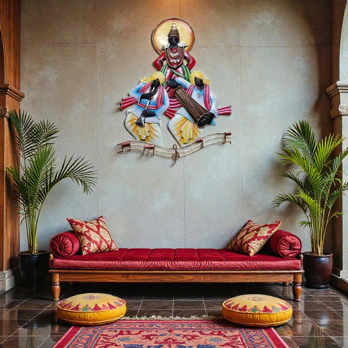 Eternal Bhajan: The Sacred Melodies of Lord Vitthal (24 x 20 Inches)