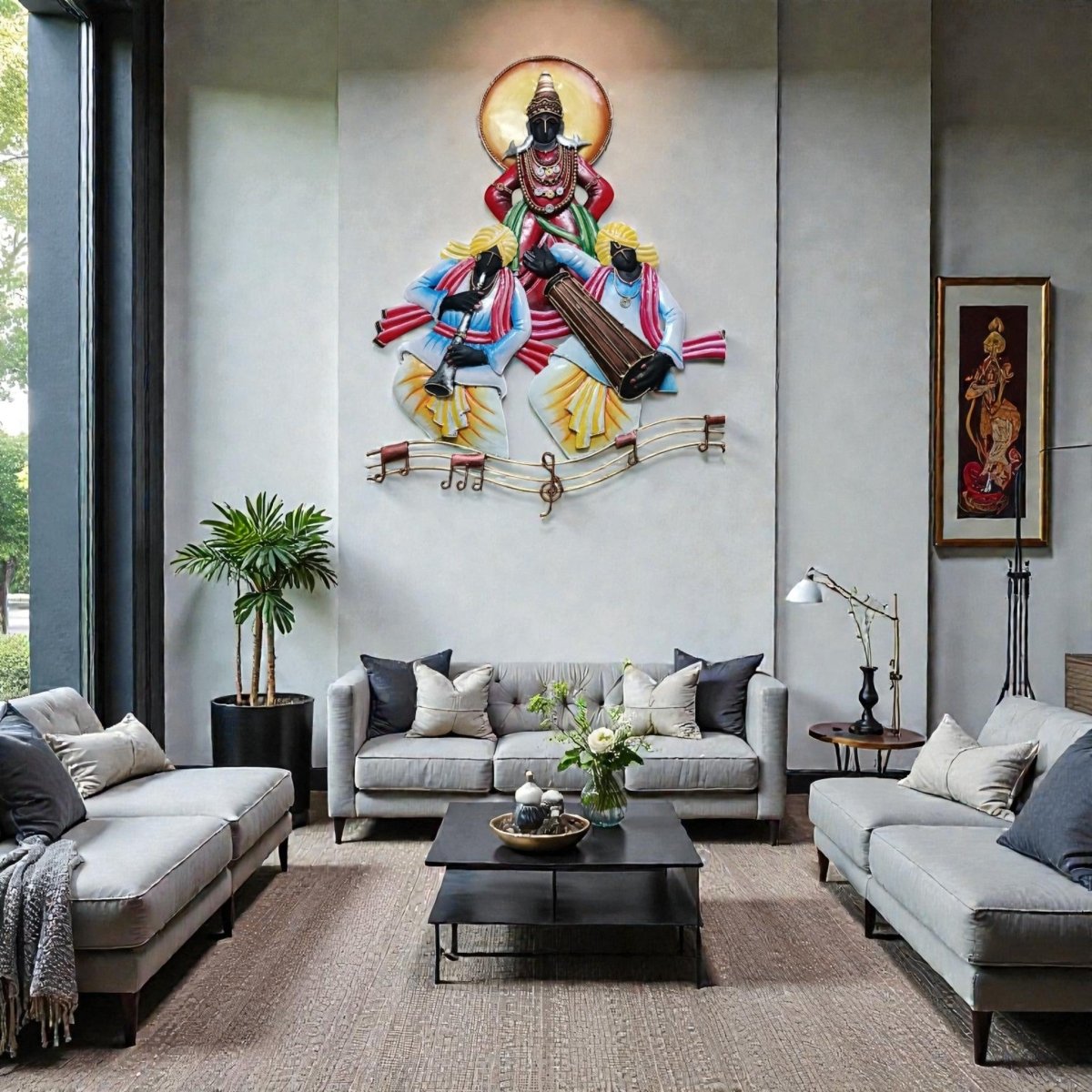 Eternal Bhajan: The Sacred Melodies of Lord Vitthal (24 x 20 Inches)