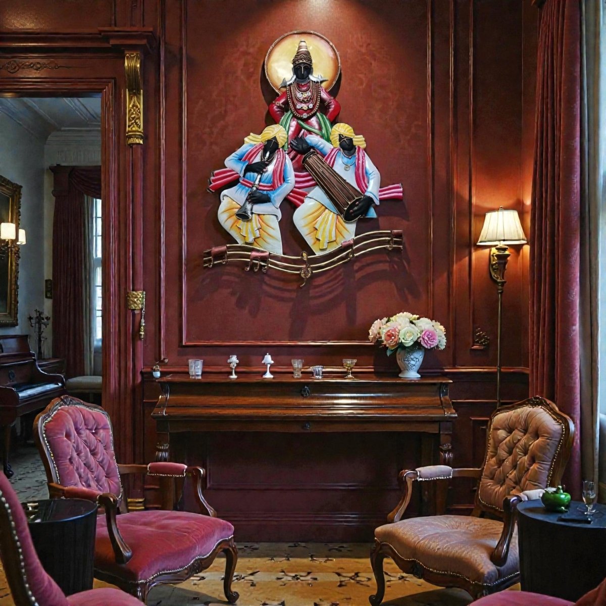 Eternal Bhajan: The Sacred Melodies of Lord Vitthal (24 x 20 Inches)