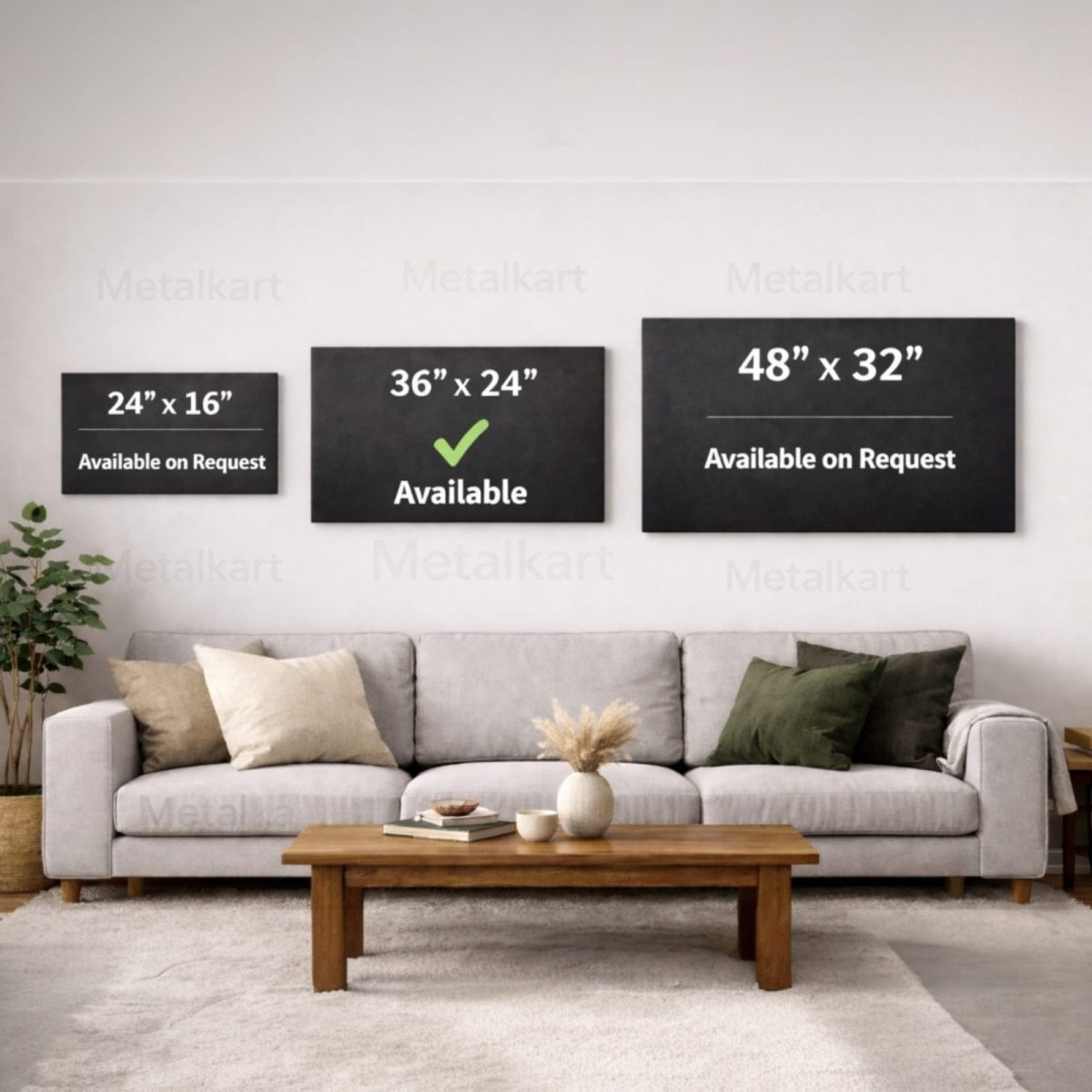 Eternal Bond: Rama and Hanuman in a Loving Embrace (36 x 24 Inches)