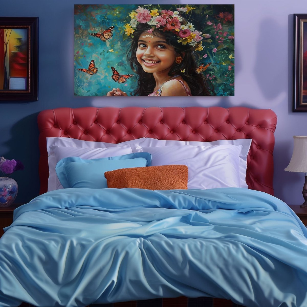 48 x 32 Inches / Wood Stretcher (Ready To Hang)