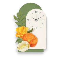 Thumbnail for Floral Archway Timepiece Wall Decor (60 x 60 CM)