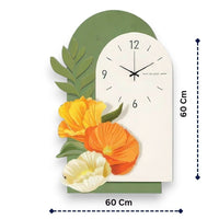 Thumbnail for Floral Archway Timepiece Wall Decor (60 x 60 CM)