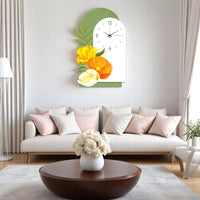 Thumbnail for Floral Archway Timepiece Wall Decor (60 x 60 CM)