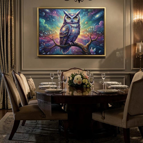 Galactic Observer: Radiant Owl in a Dreamscape Universe