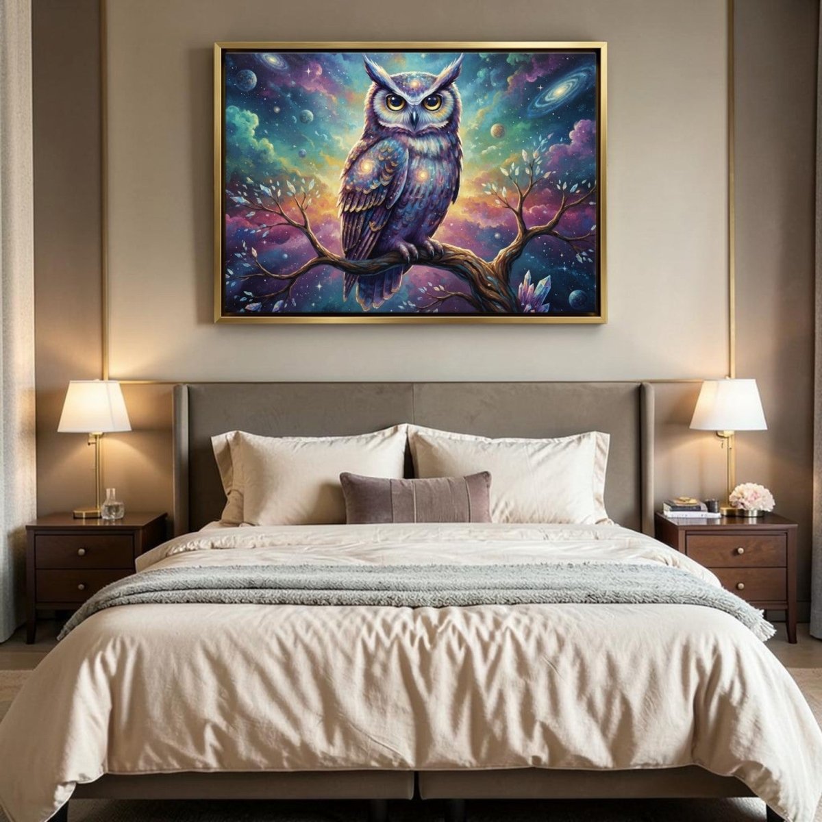 Galactic Observer: Radiant Owl in a Dreamscape Universe