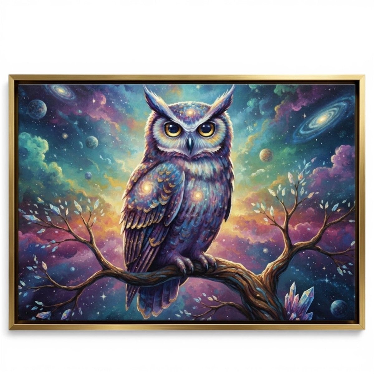 Galactic Observer: Radiant Owl in a Dreamscape Universe