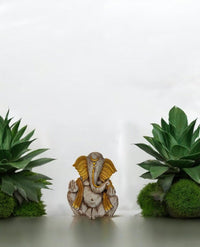 Thumbnail for Ganesha's Abhay Varada Table Decor