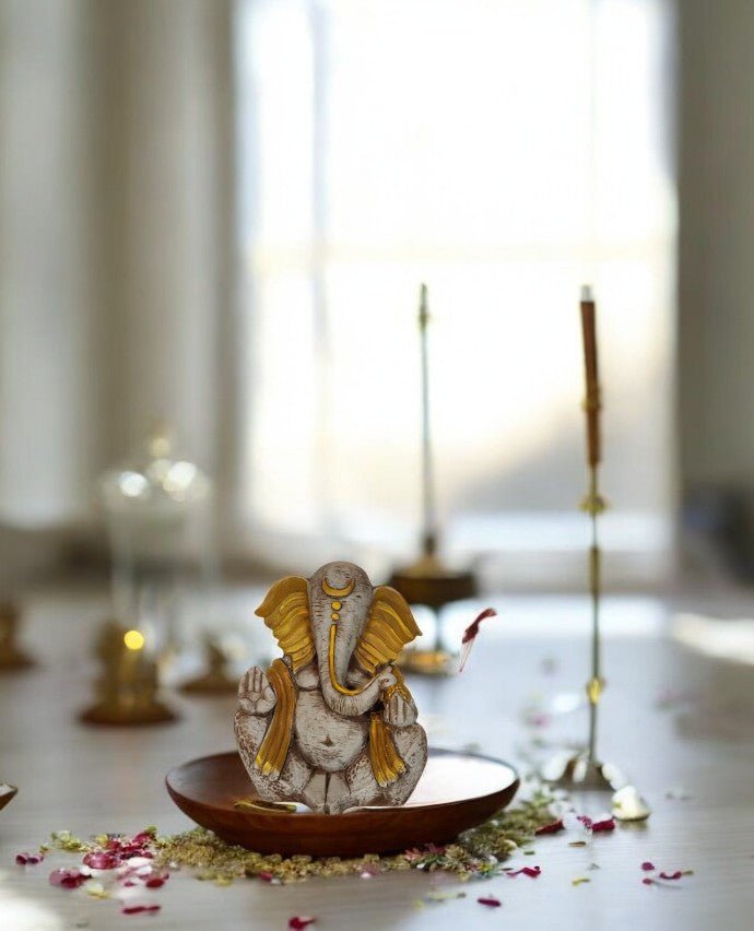 Ganesha's Abhay Varada Table Decor