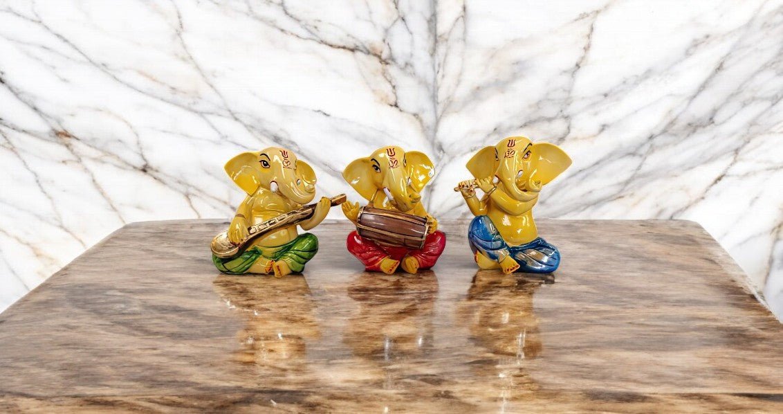 Ganesha:The Divine Rhythm Table Decor